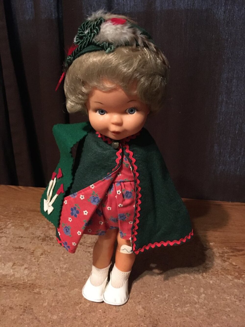 VINTAGE HUMMELWERK W. GOEBEL EVA HARTA 4303 DOLL 1957 WEST GERMANY RUBBER